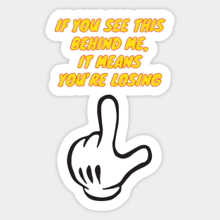 Race Loser Sticker